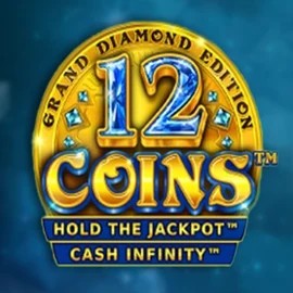12 Coins Grand Diamond Edition online game logo by Wazdan on kokobetnederland.com
