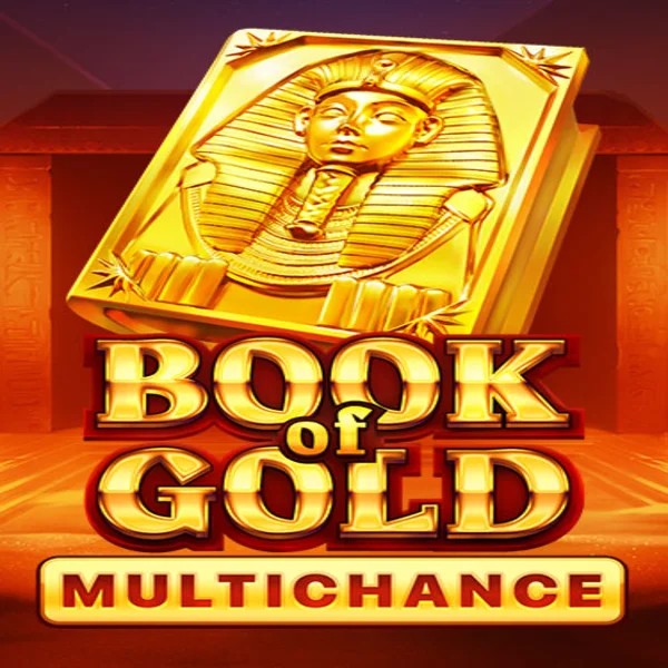 Book of Gold Multichance logo by Playson at KokoBet Casino