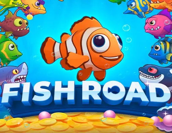 Fish Road online game logo by InOut on kokobetnederland.com