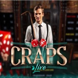 Enjoy Live Craps by Evolution – logo hosted on kokobetnederland.com