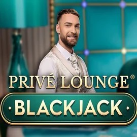 Privé Lounge Blackjack online game logo by Pragmatic Play on kokobetnederland.com