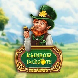 Rainbow Jackpots Megaways game by Red Tiger Gaming – logo hosted on KokoBet Casino