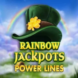 Rainbow Jackpots Power Lines slot visual from Red Tiger Gaming available on kokobetnederland.com